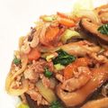 yellowow's cooksnap of when they made チンゲン菜と豚肉のあんかけ丼.