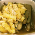 ソウルグット's cooksnap of when they made ずいきと油揚げの煮物.