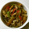 ★ふ～ちゃん★'s cooksnap of when they made 簡単！ししとうのピリ辛肉炒め.