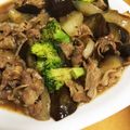 クック2YTXXF☆'s cooksnap of when they made ブロッコリーと茄子の牛肉炒め.