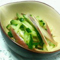キョク's cooksnap of when they made きゅうりと茗荷のナムル.
