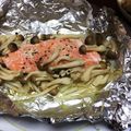 yuuu♥'s cooksnap of when they made 鮭のホイル焼き.