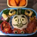 サコまま's cooksnap of when they made キャラ弁☆おにぎり２９・トーマス.