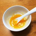 かちぇり's cooksnap of when they made 簡単３ステップ離乳食★とろりんみかん.