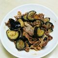 amjkao's cooksnap of when they made 豚コマ肉と茄子の甘辛焼き.