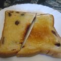 ジョングレ's cooksnap of when they made レーズン食パン☆シュガートースト♪.
