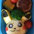 tarachanko's cooksnap of when they made キャラ弁 ポケモン ピカチュウ.