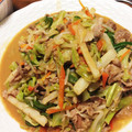 あんずてぃー☆'s cooksnap of when they made 豚肉ともやしのきなこ風味炒め.