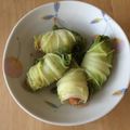 書セラピスト流香's cooksnap of when they made 楽チン！お弁当に☆ロール白菜ウインナー.