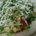 ☆ゆかねえさん☆'s cooksnap of when they made かいわれ・ウインナー・玉子のhotサラダ.