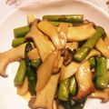 chamamaz's cooksnap of when they made アスパラとエリンギのバター炒め☆.