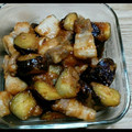 muu0uum's cooksnap of when they made ■厚切り豚ばら肉とさつま芋の生姜味噌炒め.