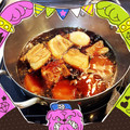 苺アイスクリーム's cooksnap of when they made のんびり豚角煮。ついでに大根と卵も♪.