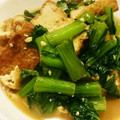 レンレンママちゃん's cooksnap of when they made 小松菜と油揚げの煮びたし.