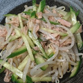 moeoke's cooksnap of when they made もやしときゅうりとツナの簡単ナムル♪.