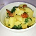 今日の勝家御膳's cooksnap of when they made カレーポテトサラダ♪レンジで簡単♪玉ねぎ.