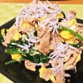 そらいろ猫's cooksnap of when they made フライパンひとつで！豚バラしらす和風炒め.