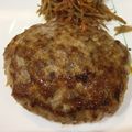 主婦T's cooksnap of when they made ごぼうの照り焼きハンバーグ.