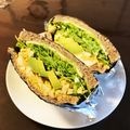 クックHrh728☆'s cooksnap of when they made 糖質制限☆ブランパンのわんぱくサンド.