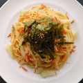 気まぐれまちこ's cooksnap of when they made 簡単 桜海老とセロリの和風ペペロンチーノ.