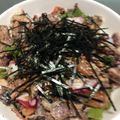 クック2JGSW3☆'s cooksnap of when they made ５分で完成！さんま（さば）のサラダ丼.