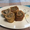 ma2pa2's cooksnap of when they made 油揚げと大葉の☆ロールつくね☆.