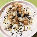 ☆あいちゃん's cooksnap of when they made ヨーグルトのバナナ黒胡麻添え.