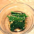 caruga's cooksnap of when they made ほうれん草のおひたし.