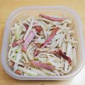 chirochan☆'s cooksnap of when they made 大根皮とベーコンのソテー.