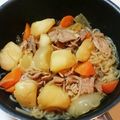 myrose's cooksnap of when they made 煮るだけほっこり☆かんたん肉じゃが.