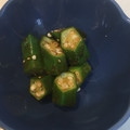 JILLの赤メガネ's cooksnap of when they made めちゃ簡単 オクラの胡麻和え.