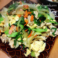 GoGo島みかん's cooksnap of when they made 絶品☆高菜と豚肉のオイマヨ炒め.