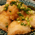 demy427's cooksnap of when they made 一瞬で簡単♪タラのから揚げネギポン酢.