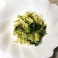 RoomA's cooksnap of when they made じゃがいもと菜っ葉の胡麻和え.