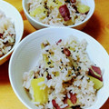 ムツムツ子☆'s cooksnap of when they made 簡単♪もちもち◎さつまいもの炊き込みご飯.