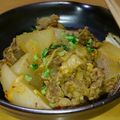 IMCO's cooksnap of when they made 牛肉と大根のキムチ煮.