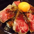sohasey's cooksnap of when they made フライパンで♡ローストビーフ&山盛り丼.