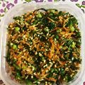 なっちゃんなす子's cooksnap of when they made 塩分控えめ人参の葉っぱのふりかけ.