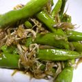 料理入門者's cooksnap of when they made 楽チン！しし唐とジャコの甘から煮.