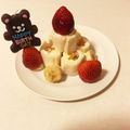 ☆あらパパ☆'s cooksnap of when they made 簡単！食パンで☆１歳の誕生日ロールケーキ.