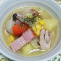 ぱにぱる's cooksnap of when they made 鶏肉のポトフ【ルクルーゼの鍋で煮てます】.