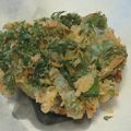 Rosepearl's cooksnap of when they made にんじん葉と桜えびとチーズのかき揚げ.