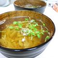 Fire-King's cooksnap of when they made えのきと貝割れの汁もの.