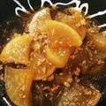 Mari0305's cooksnap of when they made 豚肉と大根の味噌炒め煮☆黄金タレ.