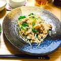 どんち〜's cooksnap of when they made 今日の夕食は！？もやし炒め～香味醤油風～.
