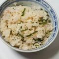 ごにょ's cooksnap of when they made めんたいこの炊き込みご飯.