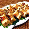 サンディサンディ's cooksnap of when they made ピリ辛厚揚げ＆ほうれん草.