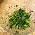 momocat8's cooksnap of when they made 超簡単美味！ かつお菜のゴマ和え☆.