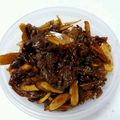 みゆ05あみ's cooksnap of when they made 牛肉とゴボウのしぐれ煮.