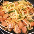 斎藤 奏奈's cooksnap of when they made ナポリタン風 もやし炒め.